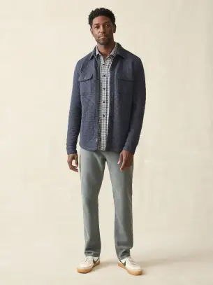 Epic Quilted Fleece CPO - Navy Melange(Navy Melange,XS)