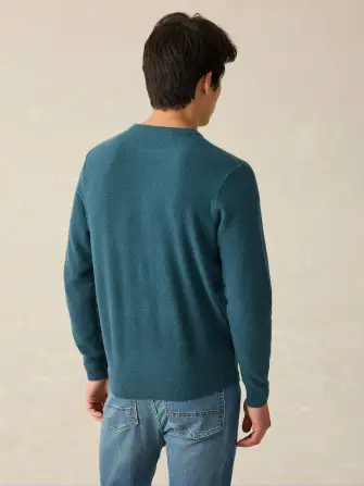 Jackson Crew Sweater - Deep Jade Heather(Deep Jade Heather,XS)