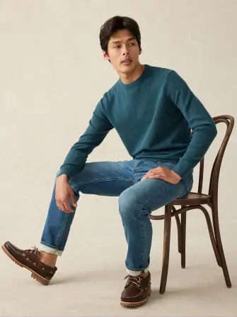 Jackson Crew Sweater - Deep Jade Heather(Deep Jade Heather,XS)