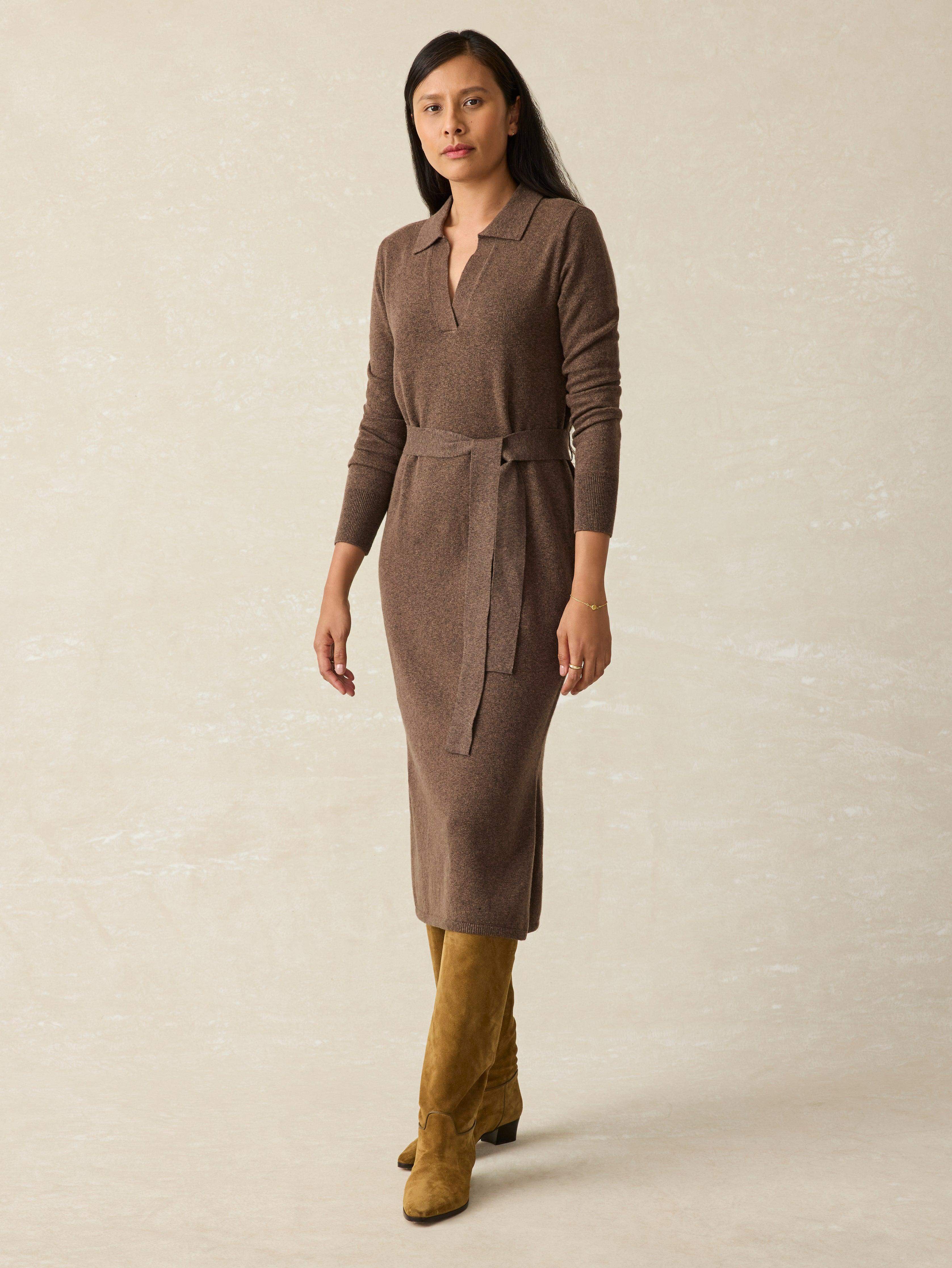 Jackson Sweater Dress - Mocha Heather