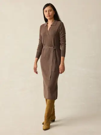 Jackson Sweater Dress - Mocha Heather