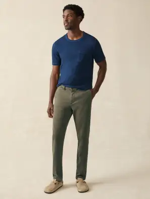 Coastline Stretch Chino - Olive Night(Olive Night,30)