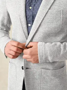 Inlet Knit Blazer (Tall) - Heather Grey(Heather Grey,MT)