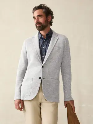 Inlet Knit Blazer (Tall) - Heather Grey(Heather Grey,MT)