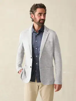 Inlet Knit Blazer (Tall) - Heather Grey(Heather Grey,MT)
