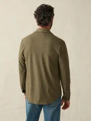 Legend™ Sweater Shirt - Olive Melange Twill(OLIVE MELANGE TWILL,XS)