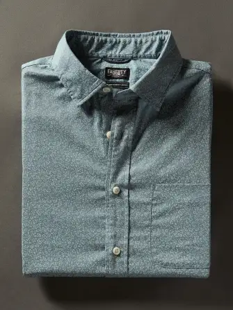 Movement™ Short-Sleeve Shirt - Sea Storm Ditsy