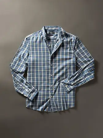 Movement™ Shirt Classic Fit - Seaside Blue Plaid