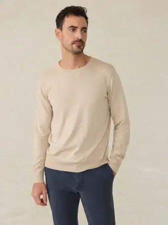Movement™ Crewneck Sweater - Soft Dune Heather