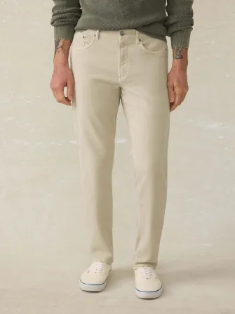 Stretch Terry 5-Pocket Pant - Stone
