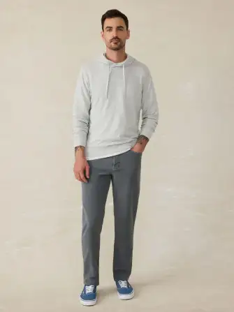 Stretch Terry 5-Pocket Athletic Fit Pant - Slate(Slate,30)