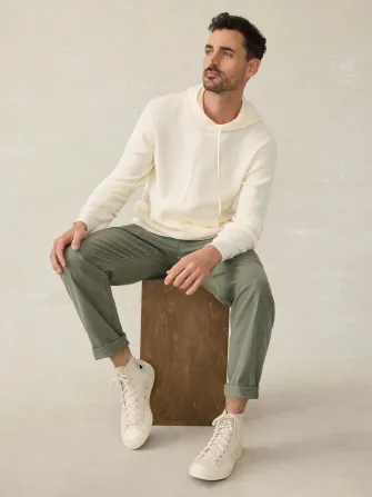 Sunwashed Sweater Hoodie - White Shell(White Shell,XS)