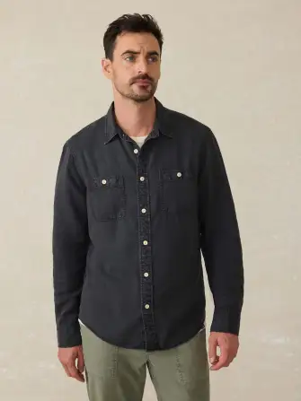 Tried & True Chambray Workshirt - Durango Black