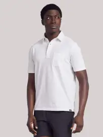 Sunwashed Polo Shirt - White