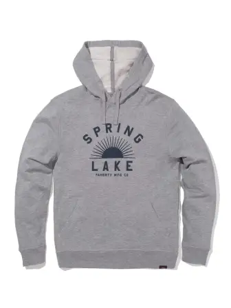 Spring Lake Popover Hoodie - Grey Heather