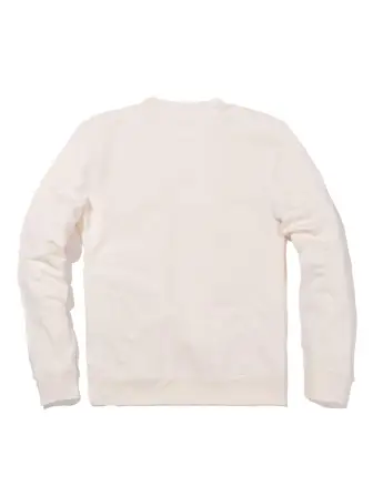 Charleston Long-Sleeve Terry Crewneck - Solar White(Solar White,XS)