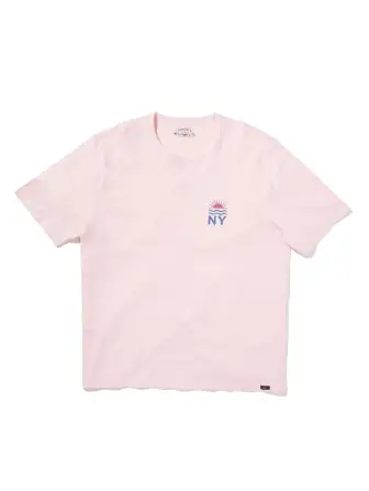 New York Short-Sleeve Crew T-Shirt - Pearl Pink