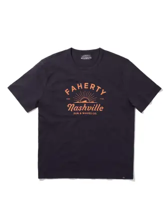 Nashville Short-Sleeve Crew T-Shirt - Washed Black