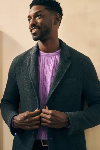 Reserve Knit Coat - Charcoal(Charcoal,XS)