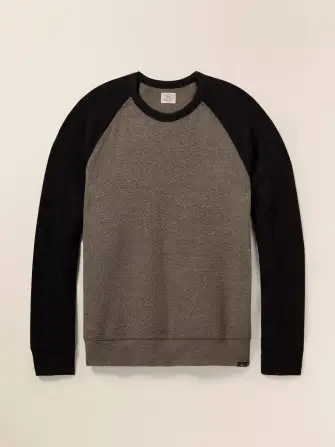Legend™ Baseball Sweater Crew - Mossy Charcoal(Mossy Charcoal,XS)