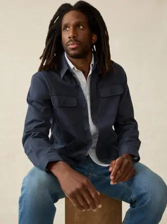 Comfort Twill CPO - Navy(Navy,XS)