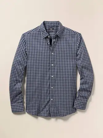 Movement™ Shirt - Navy White Check