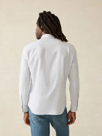 Supima Oxford Shirt - Classic Stripe(Classic Stripe,XS)