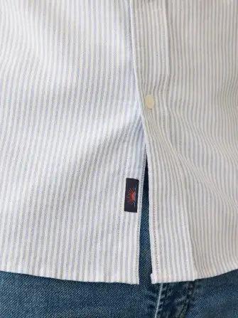 Supima Oxford Shirt - Classic Stripe(Classic Stripe,XS)