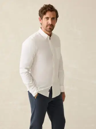 Supima Oxford Shirt - Pure White