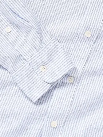 Supima Oxford Shirt - Classic Stripe(Classic Stripe,XS)