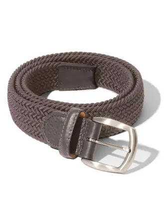 Stretch Woven Belt - Grey-32