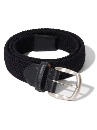 Stretch Woven Belt - Navy