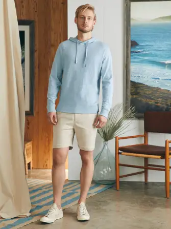 Sunwashed Slub Hoodie - Blue Breeze(Blue Breeze,XS)