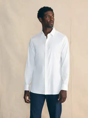 Movement™ Dress Shirt - Cloud White(Cloud White,XS)