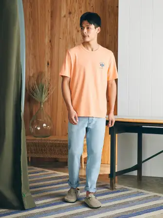 Steven Paul Judd Good Medicine Surf Club Tee - Island Melon(Island Melon,XS)