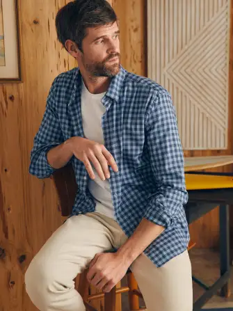 Movement™ Shirt - Navy Skies Check(Navy Skies Check,XS)