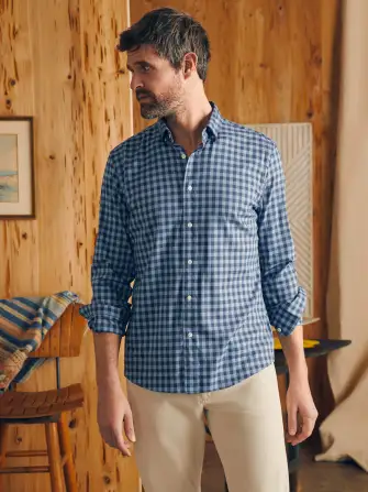 Movement™ Shirt - Navy Skies Check(Navy Skies Check,XS)