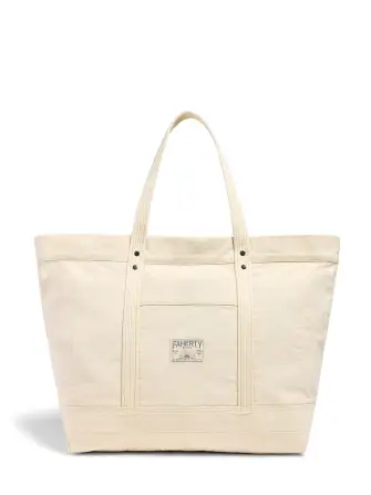 Medium Sunwashed Canvas Tote - Ecru