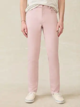 Stretch Terry 5-Pocket - Spring Quartz