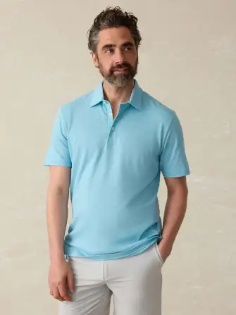 Sunwashed T-Shirt Polo - Teal Sea