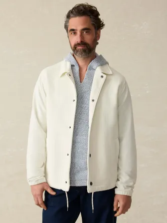 Corduroy Coaches Jacket - Stone