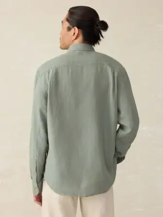 Laguna Linen Shirt - Fairfield Dobby(Fairfield Dobby,XS)
