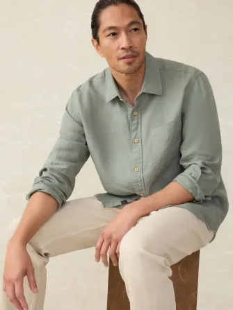 Laguna Linen Shirt - Fairfield Dobby(Fairfield Dobby,XS)