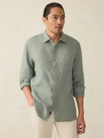 Laguna Linen Shirt - Fairfield Dobby(Fairfield Dobby,XS)