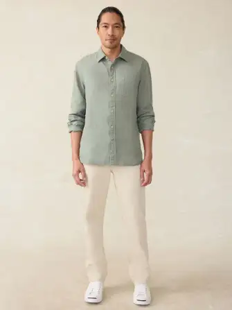 Laguna Linen Shirt - Fairfield Dobby(Fairfield Dobby,XS)