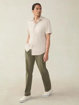 Short-Sleeve Hermosa Shirt - Island Sand Fishscale(Island Sand Fishscale,XS)