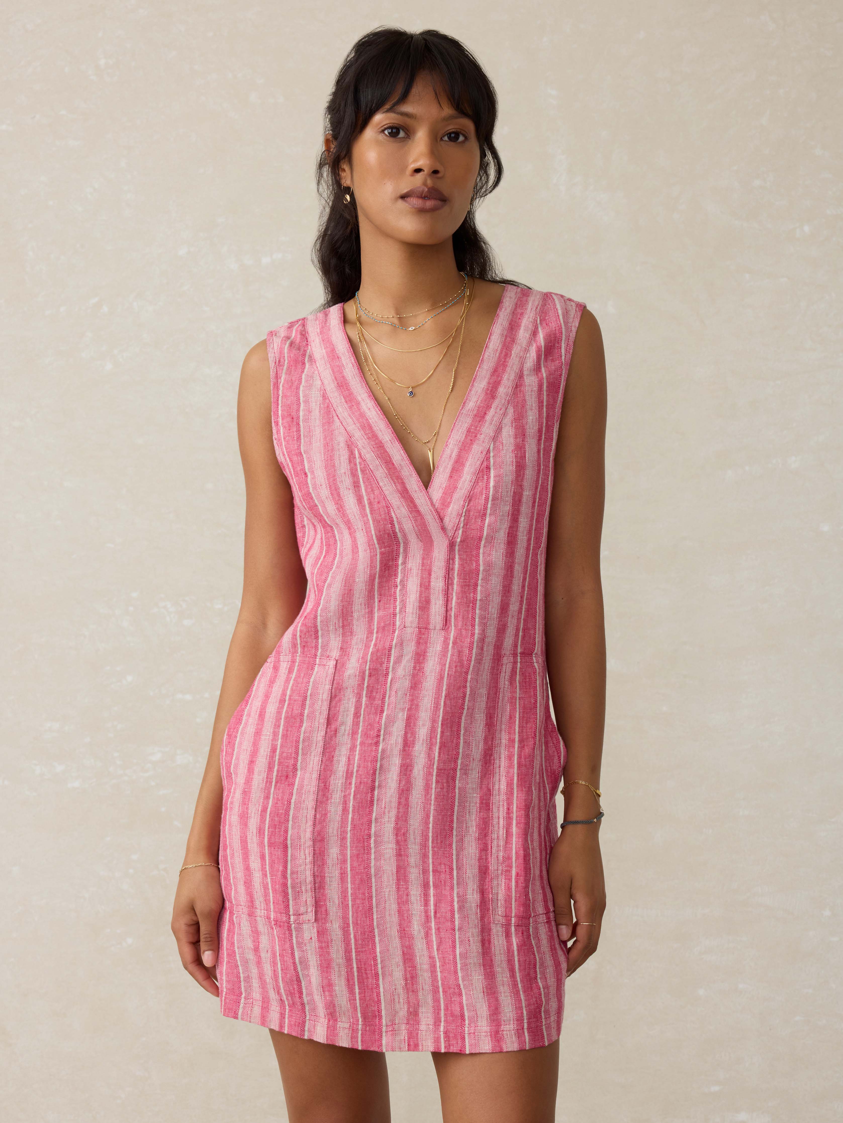 Azure Dress - Granita Stripe