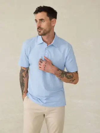 Movement™ Short-Sleeve Polo Shirt (Tall) - Cardiff Blue Heather(Cardiff Blue Heather,MT)