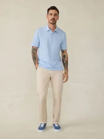 Movement™ Short-Sleeve Polo Shirt (Tall) - Cardiff Blue Heather(Cardiff Blue Heather,MT)