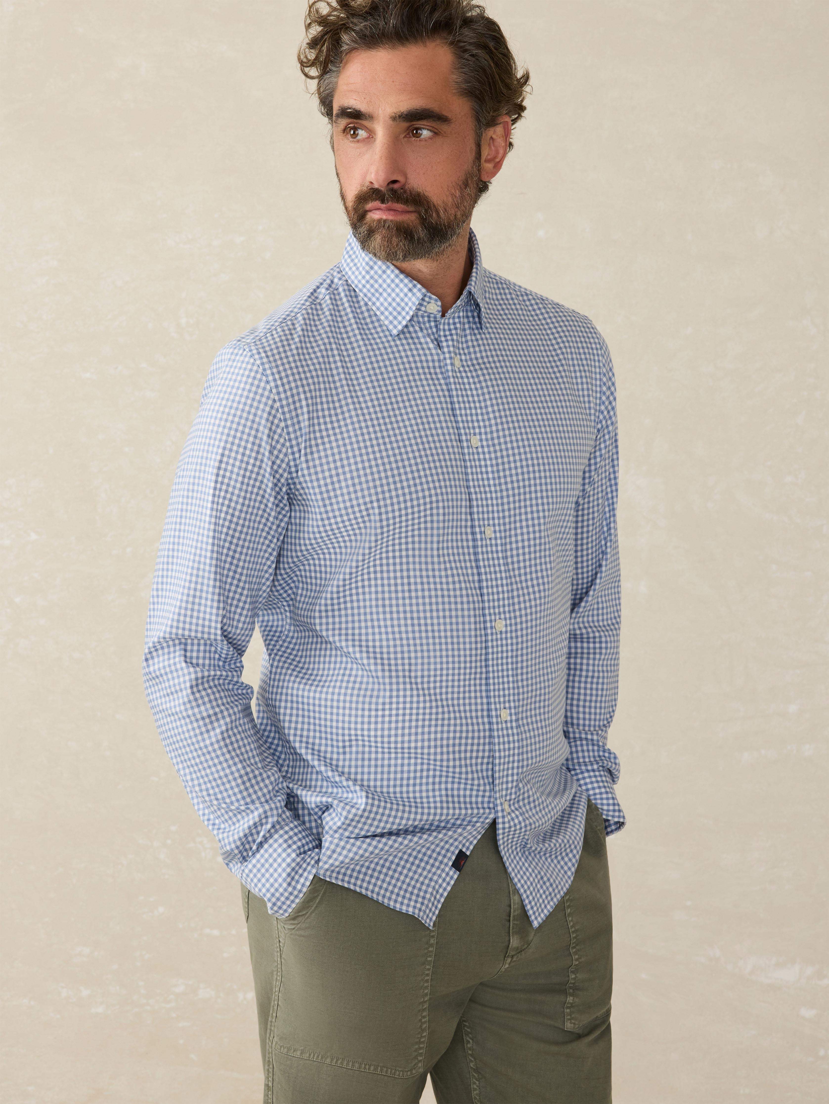 Movement™ Shirt - Light Blue Gingham